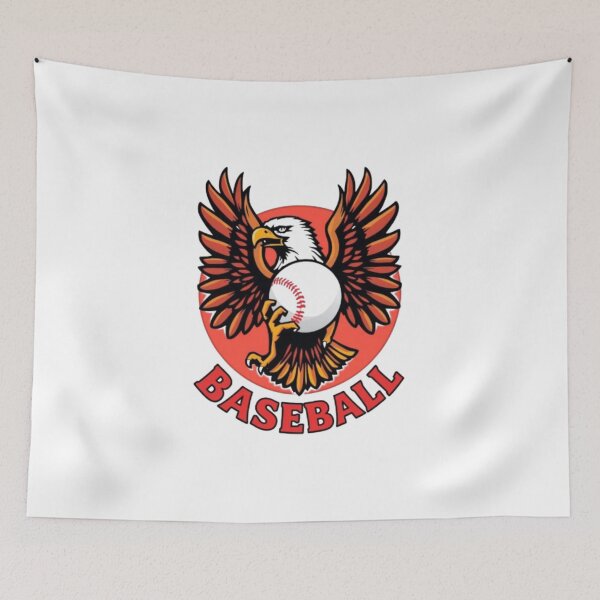 Item preview, Rakuten Eagles Baseball Mascot Retro Sports T-Shirt designed and sold by MystiColo.