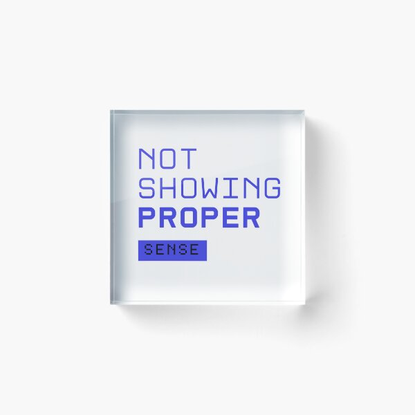 Item preview, Not showing proper sense designed and sold by ArtistTejal.