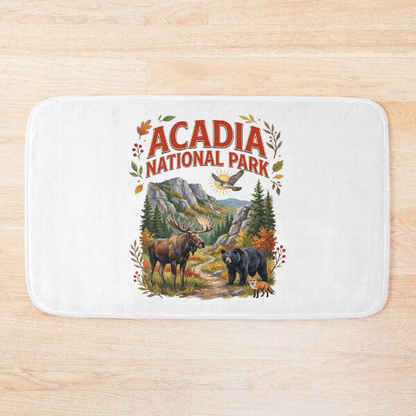 Item preview, Acadia National Park Moose Bear Landscape designed and sold by TeeARTHY.