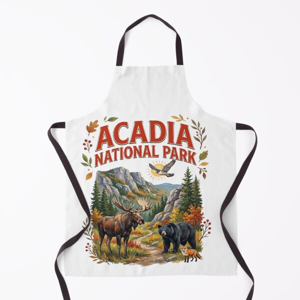 Item preview, Acadia National Park Moose Bear Landscape designed and sold by TeeARTHY.