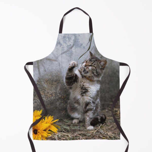 Item preview, Playful Tabby Cat Catching a Branch designed and sold by EllenNortt.