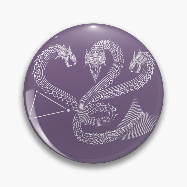 Item preview, Hydrus Celestial Serpent White Minimalist Geometric Design designed and sold by JAMerArc.