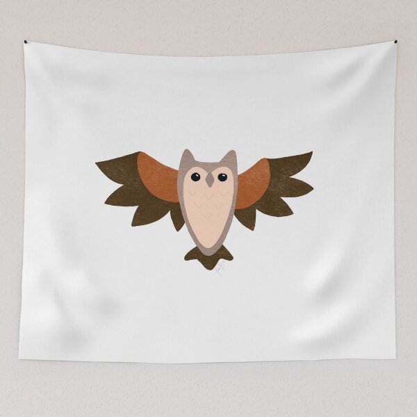 Item preview, Horned owl designed and sold by Ana Gorozpe.