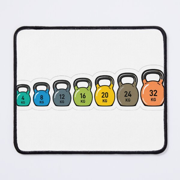 Item preview, Kettlebell Progress Weights Colorful Gym Fitness designed and sold by Digistore1221.