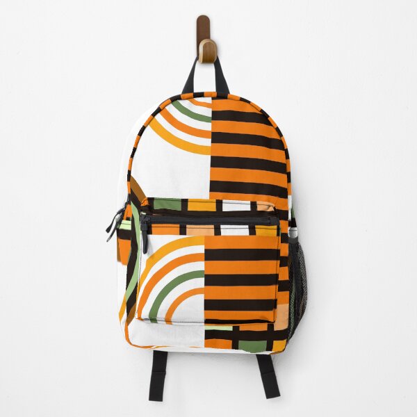 Item preview, Orange, Green, And White Retro Bauhaus Abstract Designs designed and sold by DEC02.