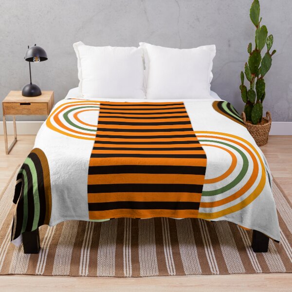 Item preview, Orange, Green, And White Retro Bauhaus Abstract Designs designed and sold by DEC02.