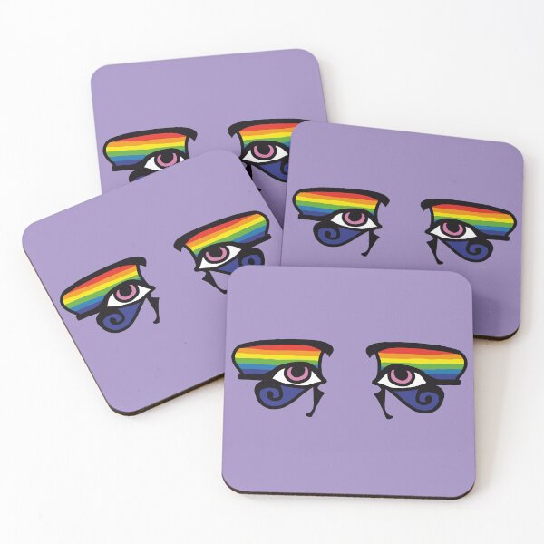 Item preview, Pair of Rainbow Udjat Eyes designed and sold by Lord of the Oasis Designs.