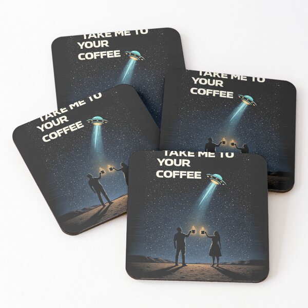 Item preview, Take Me to Your Coffee – UFO Coffee Lover designed and sold by bluesirian22.