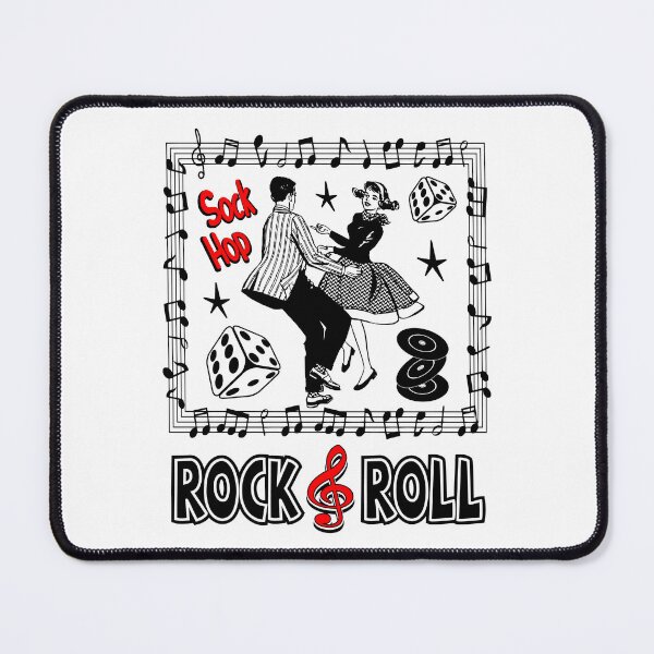Item preview, Rock and Roll Music Vintage 50s Sock Hop Dance Party Rockabilly Style Doo Wop designed and sold by MemphisCenter.
