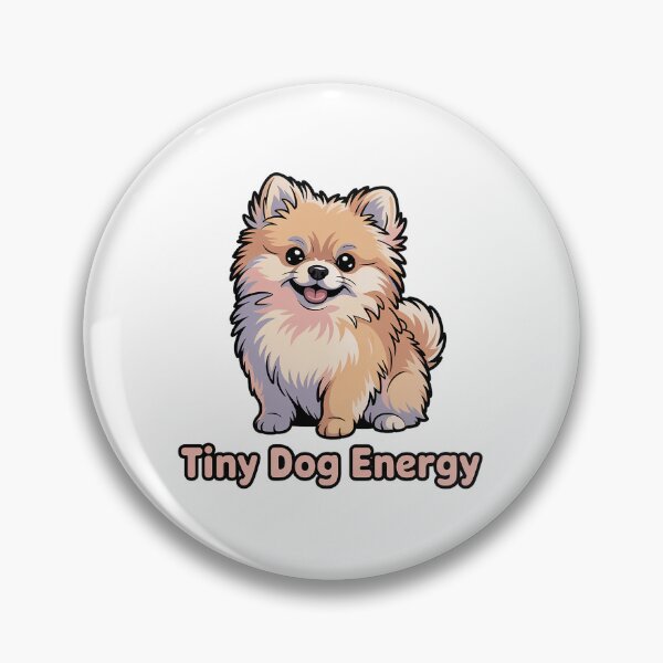 Item preview, Tiny Dog Energy Cute Pomeranian Dog Lover Design designed and sold by Cool-cat-art.
