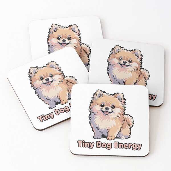 Item preview, Tiny Dog Energy Cute Pomeranian Dog Lover Design designed and sold by Cool-cat-art.