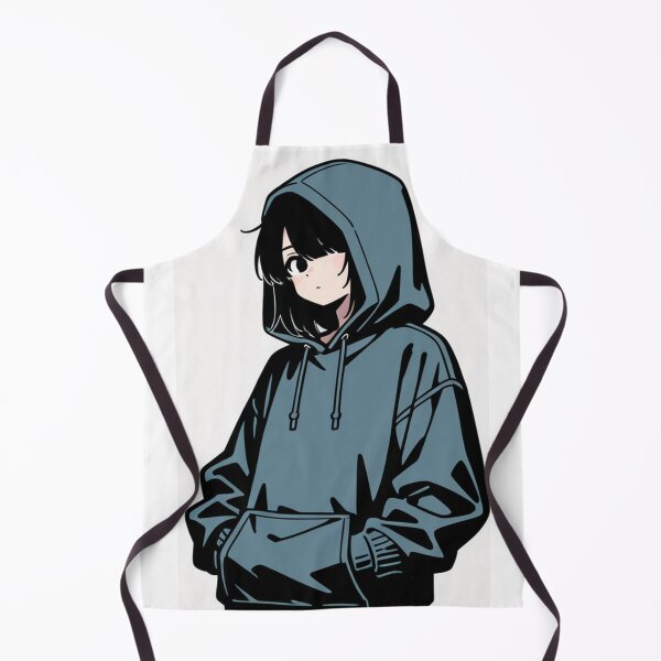 Item preview, Fashion - Man in Blue Hoodie Hood Up Streetwear Anime Variant 2 designed and sold by AnimeShin.