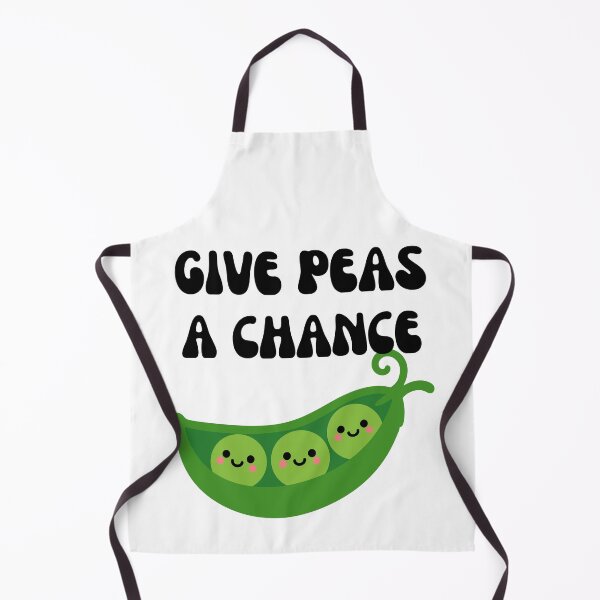 Item preview, Give Peas A Chance Retro Funny Food Pun designed and sold by michaeldave.