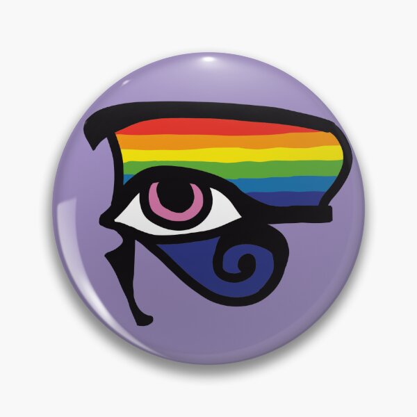 Item preview, Rainbow Udjat Symbol (Left) designed and sold by Lord of the Oasis Designs.