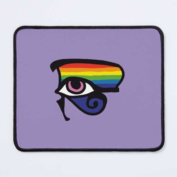 Item preview, Rainbow Udjat Symbol (Left) designed and sold by Lord of the Oasis Designs.