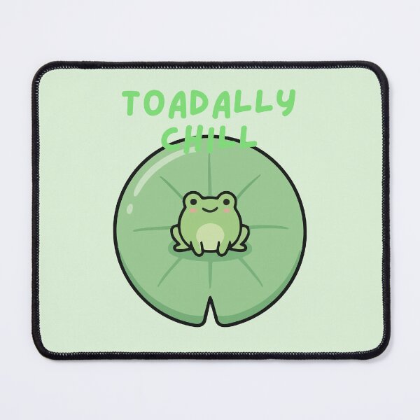 Item preview, Toad-ally Chill Kawaii Frog designed and sold by SpartanDStore.