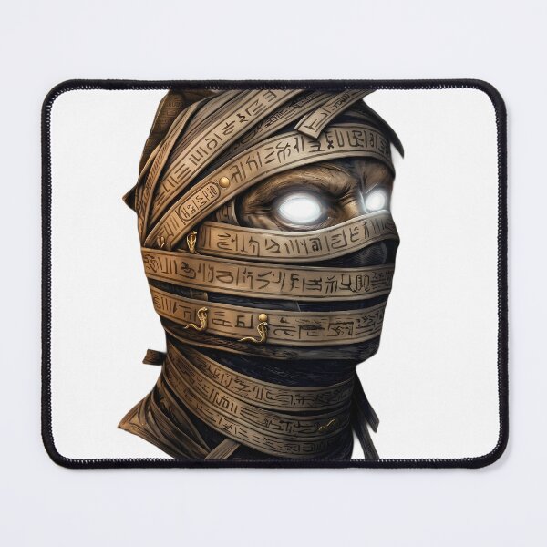 Item preview, Ancient Mystical Mummy Pharaoh Dark Oil Painting designed and sold by SupernovaNote.