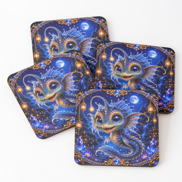 Item preview, Deep Sea Baby Dragon Fish, smile creature designed and sold by MagicPixelFrame.