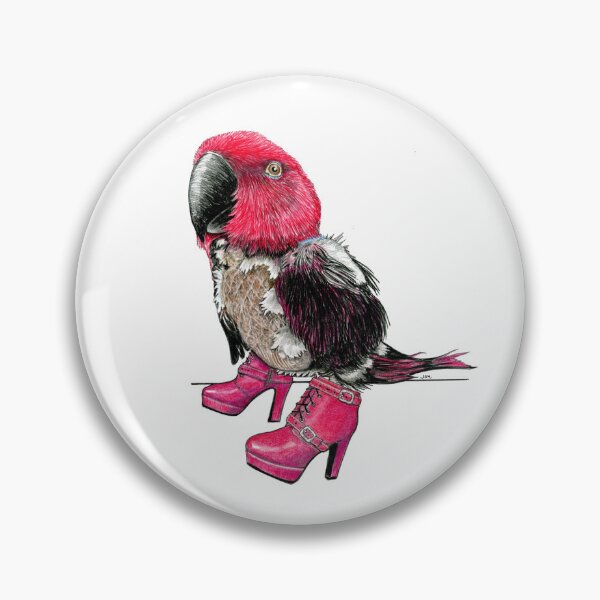 Item preview, Eclectus Parrot in Buckle Boots designed and sold by JimsBirds.