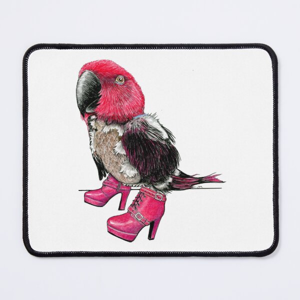 Item preview, Eclectus Parrot in Buckle Boots designed and sold by JimsBirds.