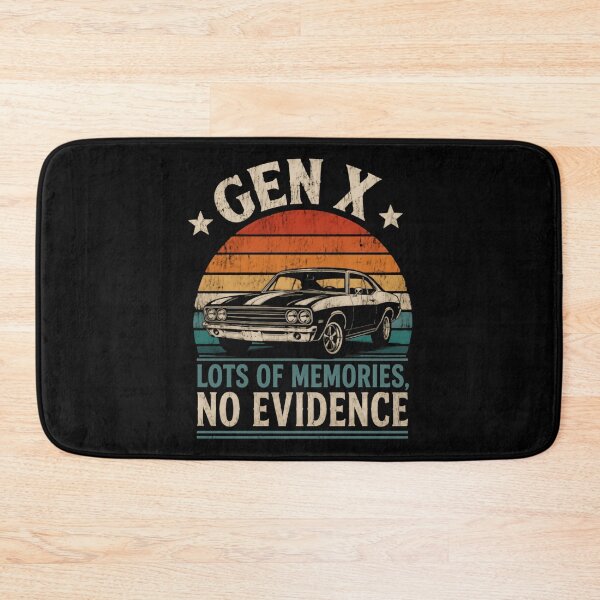 Item preview, Gen X Lots Of Memories No Evidence Generation Xer Muscle Car Nostalgia designed and sold by HumansStuck12.