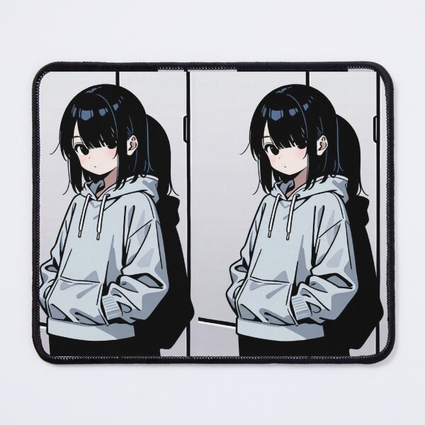 Item preview, Fashion - Man in Blue Hoodie Hood Up Streetwear Anime designed and sold by AnimeShin.