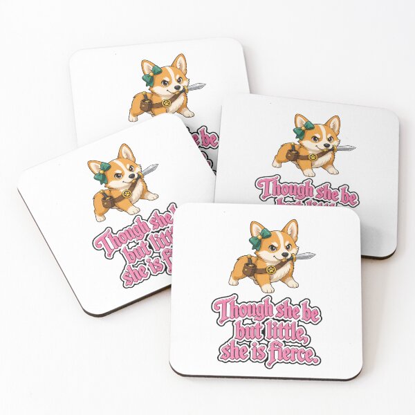 Item preview, Though she be little, she be fierce. Corgi, puppy designed and sold by DaveNeurotic.
