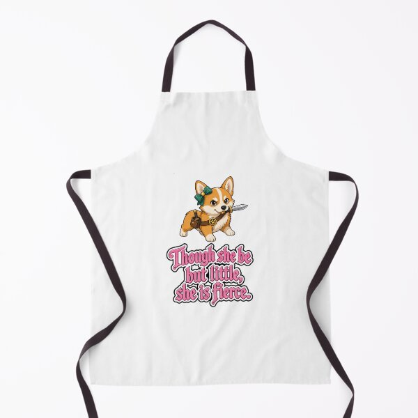 Item preview, Though she be little, she be fierce. Corgi, puppy designed and sold by DaveNeurotic.