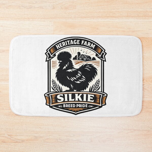 Item preview, Silkie Chicken Breed Pride Vintage Farm Silhouette designed and sold by ismailouadoch.