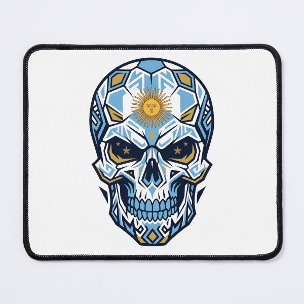 Item preview, Argentina Tribal Skull designed and sold by FootballCrazy10.