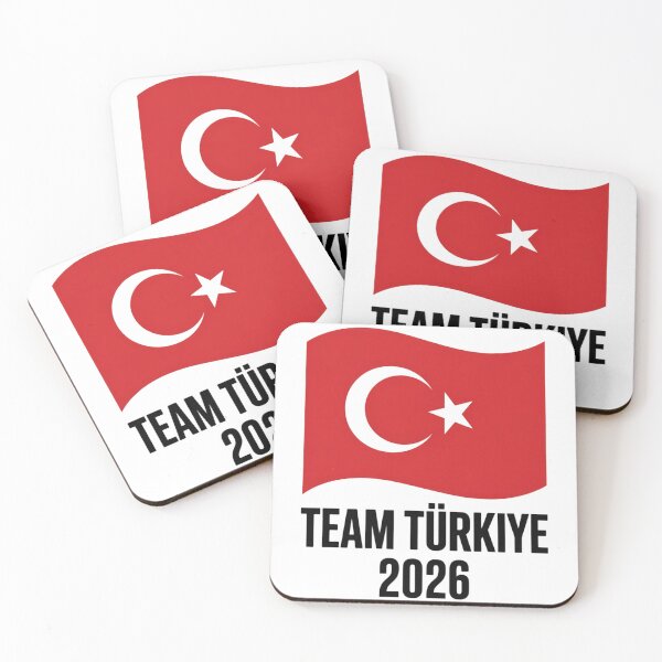 Item preview, Team Türkiye 2026 Fan Flag T-Shirt V3 designed and sold by DBWStudios.