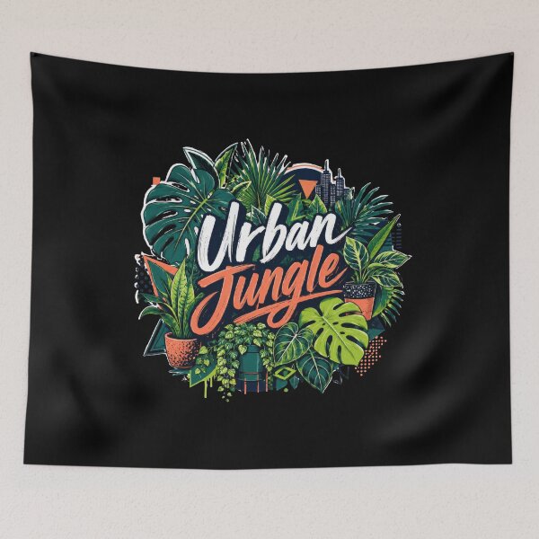 Item preview, Urban Jungle Tropical Houseplant designed and sold by Sketchlegacy.