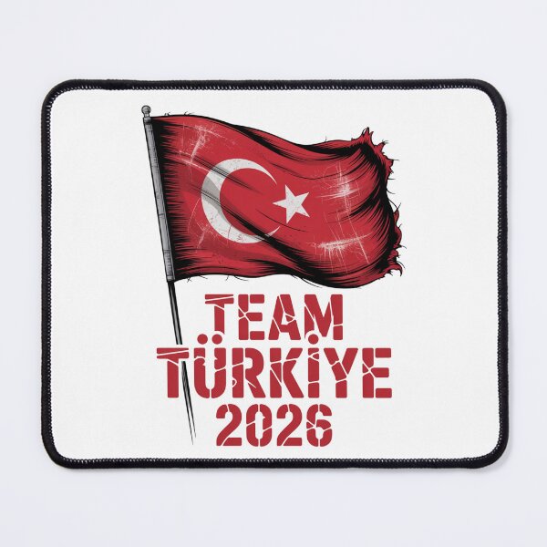 Item preview, Team Türkiye 2026 Fan Flag T-Shirt V5 designed and sold by DBWStudios.