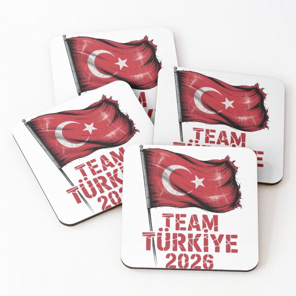 Item preview, Team Türkiye 2026 Fan Flag T-Shirt V5 designed and sold by DBWStudios.