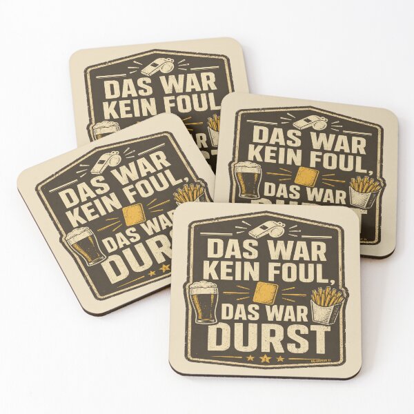 Item preview, Das War Kein Foul Das War Durst German Beer Sports Referee  designed and sold by POD DYNASTY | Original Print On Demand T-Shirt Graphics.