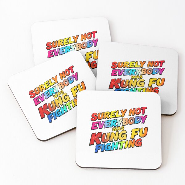 Item preview, Surely Not Everybody Was Kung Fu Fighting 70s Disco Music Humor Quote designed and sold by JonesFlora2025.