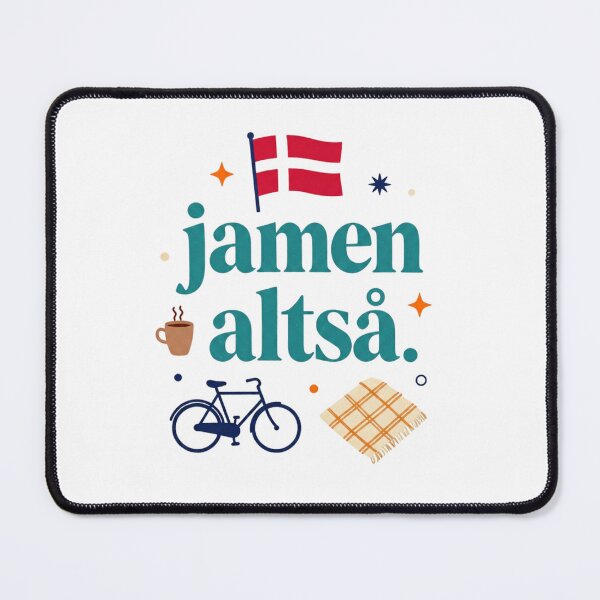 Item preview, Jamen Altså - Funny Danish Phrase Typography designed and sold by malenkaa1990.