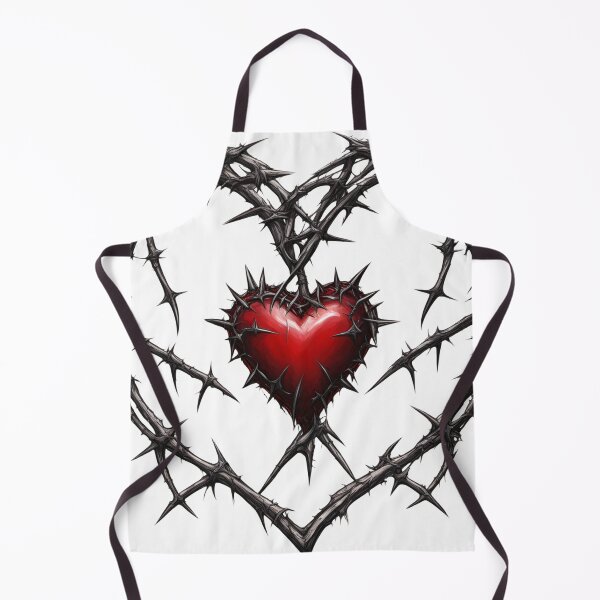 Item preview, Blood‑red heart wrapped in thorns designed and sold by GDAFlux.