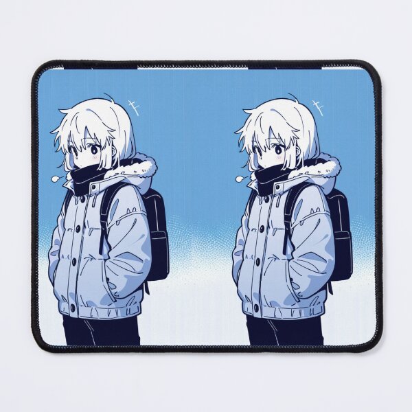 Item preview, Fashion - Man in Blue Parka Jacket Face Scarf Streetwear Anime Variant 2 designed and sold by AnimeShin.