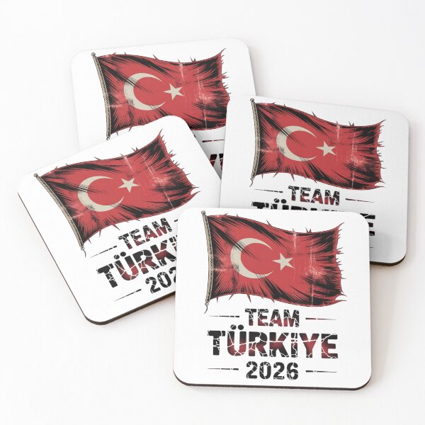 Item preview, Team Türkiye 2026 Fan Flag T-Shirt V7 designed and sold by DBWStudios.