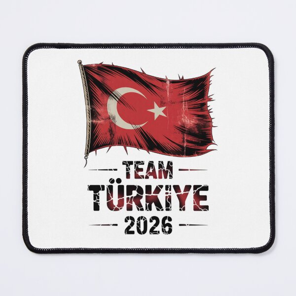 Item preview, Team Türkiye 2026 Fan Flag T-Shirt V7 designed and sold by DBWStudios.