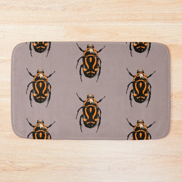 Item preview, Orange & Black Beetle | Nature Aesthetic Illustration designed and sold by Rawafi Art Studio.