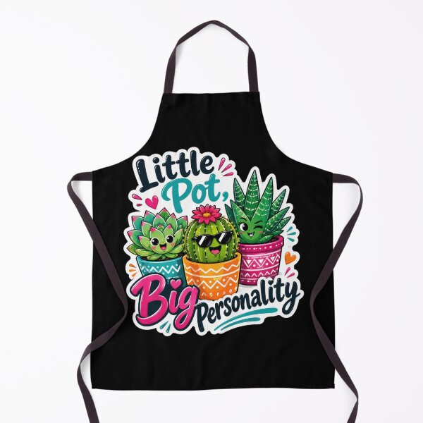 Item preview, Little Pot Big Personality Cute Succulent designed and sold by Sketchlegacy.
