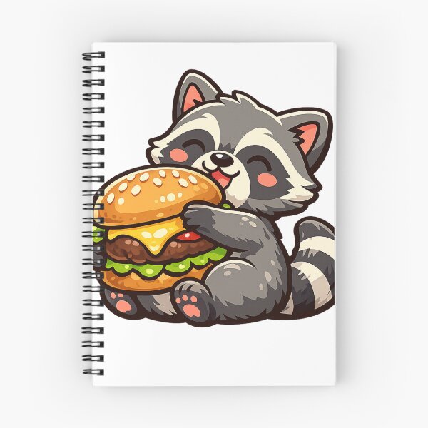 Item preview, Burger Raccoon designed and sold by Wild Horizon Studio.
