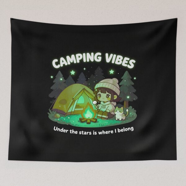 Item preview, Camping Vibes – Under the Stars I Belong designed and sold by DervoTeck2767.