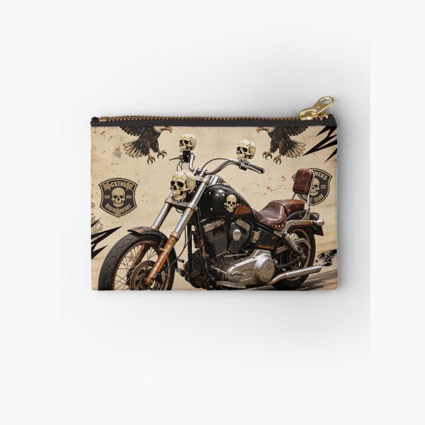 Item preview, Retro Biker Motorcycle and Eagles Illustration designed and sold by wojtas90.