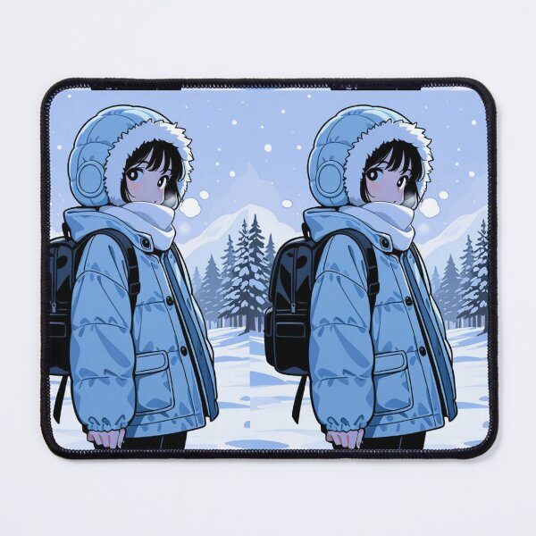 Item preview, Fashion - Man in Blue Parka Jacket Face Scarf Streetwear Anime Variant 3 designed and sold by AnimeShin.