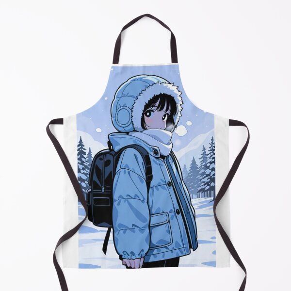 Item preview, Fashion - Man in Blue Parka Jacket Face Scarf Streetwear Anime Variant 3 designed and sold by AnimeShin.