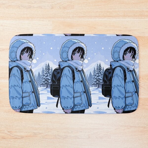 Item preview, Fashion - Man in Blue Parka Jacket Face Scarf Streetwear Anime Variant 3 designed and sold by AnimeShin.