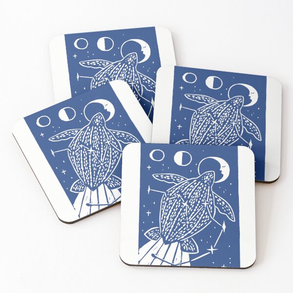 Item preview, Leatherback turtle constellation blue version designed and sold by petselkie.